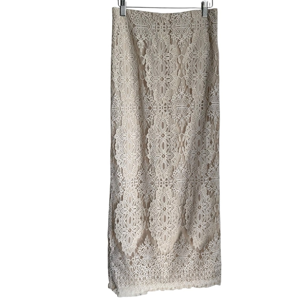 Parker Cream Lace Maxi Skirt